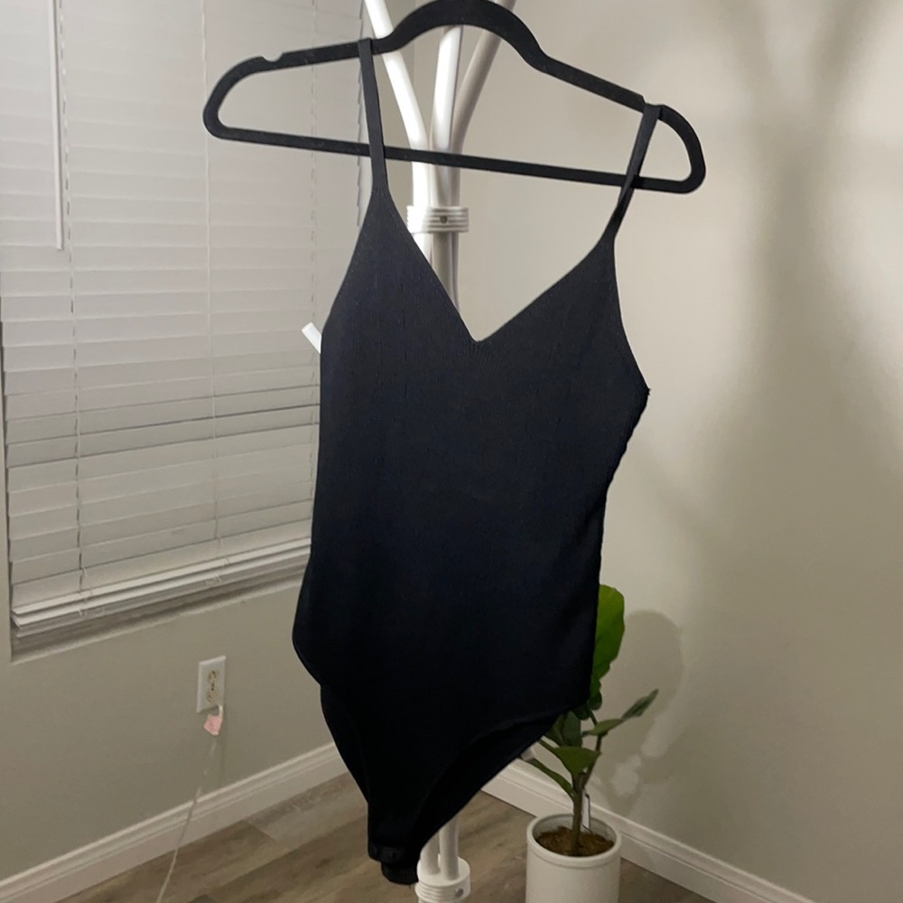 Zara black bodysuit size medium